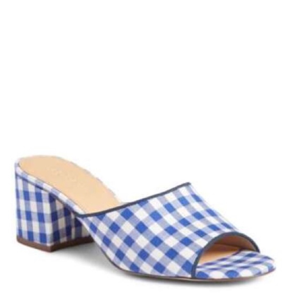 New J. Crew All Day Block Heel Slide Sandal